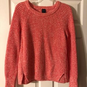 Pink/White (color blend) Casual Sweater
